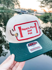 Papa’s Pizza- Green + Canvas